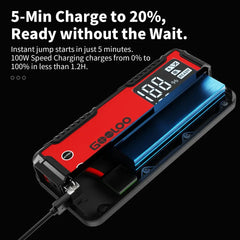 GOOLOO 12V Car Jump Starter 4000A Car Battery Starter 24000mAh Portable Power Bank Booster Auto Starting Device Emergency Start