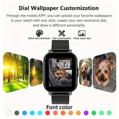 SmartWatch Android Phone 1.44" Color Screen Full Touch Custom Dial Smart Watch