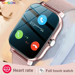 SmartWatch Android Phone 1.44" Color Screen Full Touch Custom Dial Smart Watch