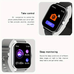 SmartWatch Android Phone 1.44" Color Screen Full Touch Custom Dial Smart Watch